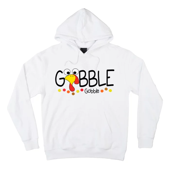 Gobble Gobble Thanksgiving Turkey Festive Hoodie