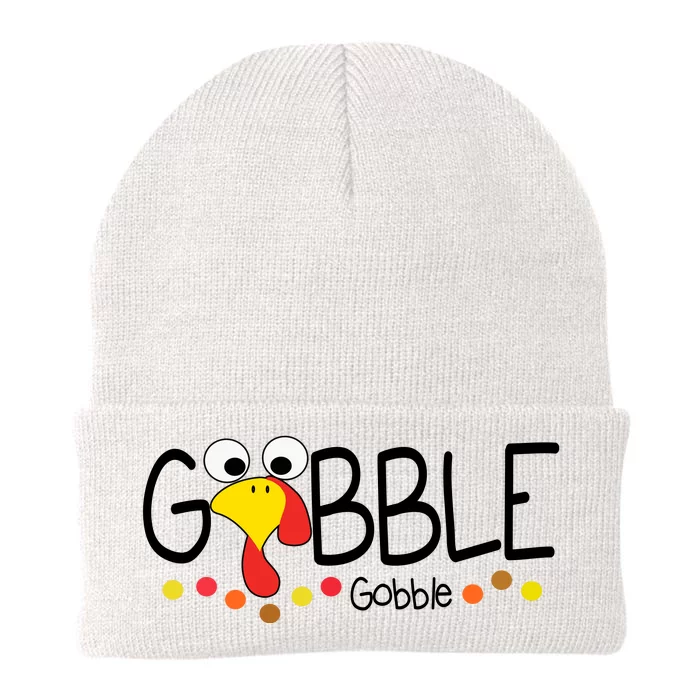 Gobble Gobble Thanksgiving Turkey Festive Knit Cap Winter Beanie