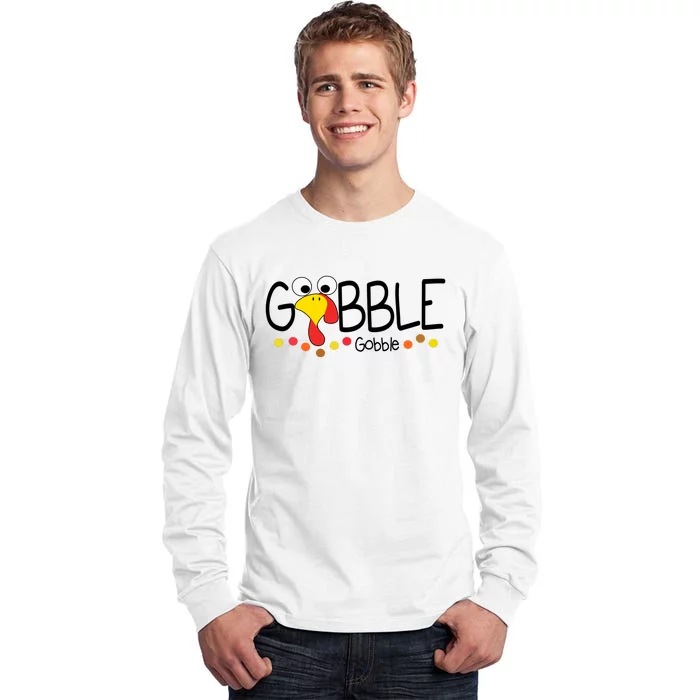 Gobble Gobble Thanksgiving Turkey Festive Tall Long Sleeve T-Shirt