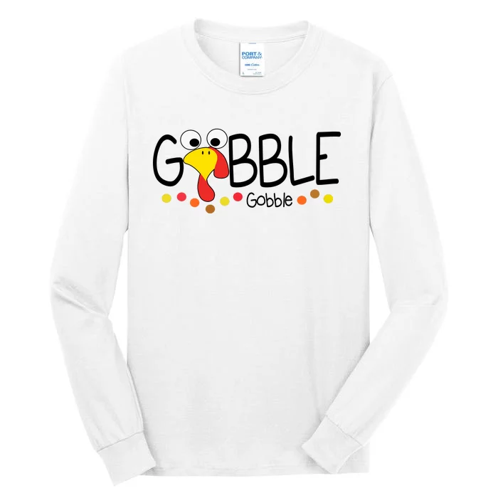 Gobble Gobble Thanksgiving Turkey Festive Tall Long Sleeve T-Shirt