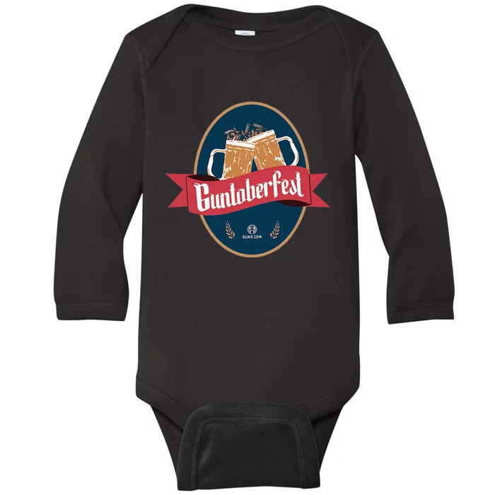 Guntoberfest Baby Long Sleeve Bodysuit