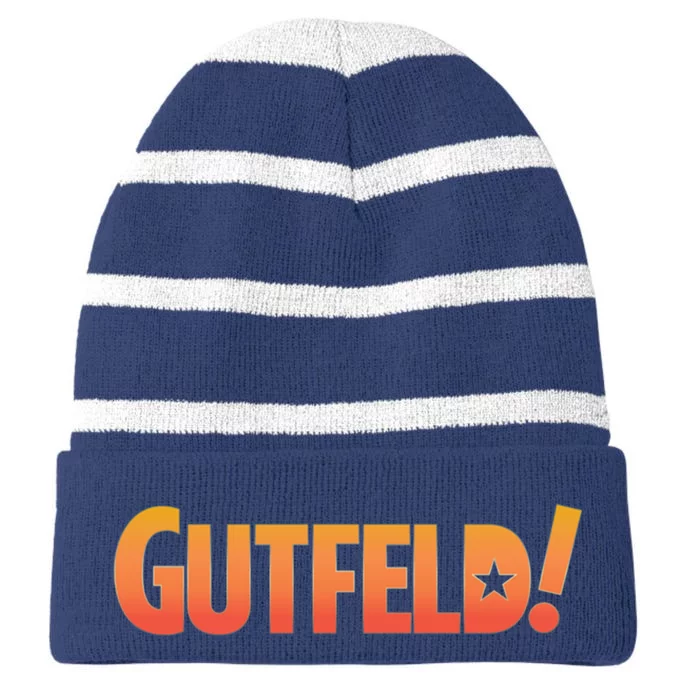 Gutfeld Striped Beanie with Solid Band