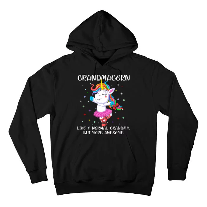 Grandmacorn Grandma Unicorn Tall Hoodie