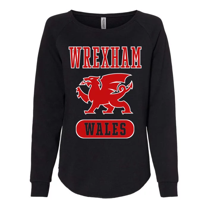 Great Gift Vintage Retro Faded Wales Flag Welsh Pride Womens California Wash Sweatshirt