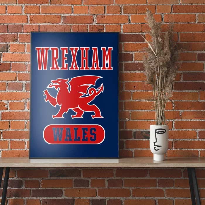 Great Gift Vintage Retro Faded Wales Flag Welsh Pride Poster