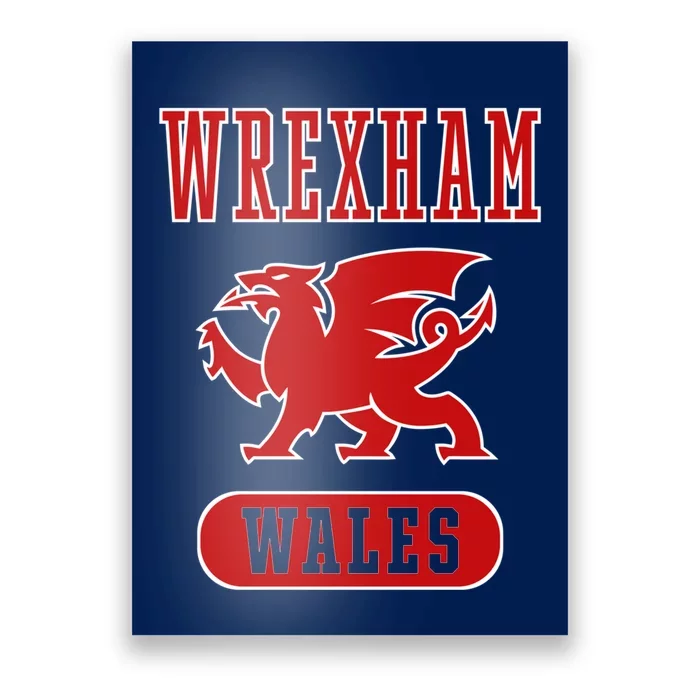 Great Gift Vintage Retro Faded Wales Flag Welsh Pride Poster