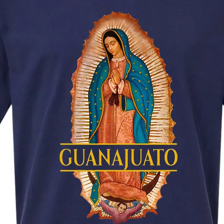 Guanajuato Guanajuatense Virgen De Guadalupe Mexican State Sueded Cloud Jersey T-Shirt