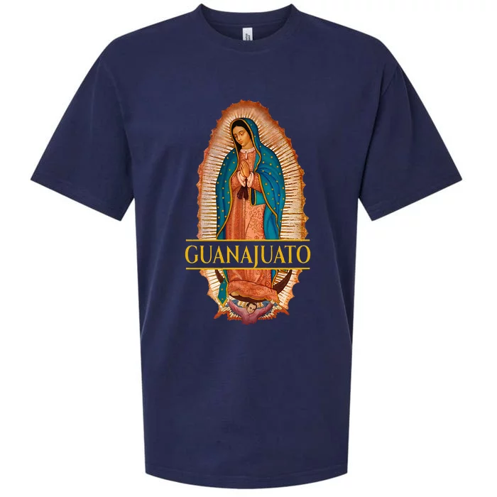 Guanajuato Guanajuatense Virgen De Guadalupe Mexican State Sueded Cloud Jersey T-Shirt