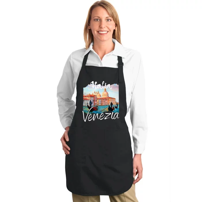 Great Gift Venice Souvenir Venice Italy Full-Length Apron With Pocket