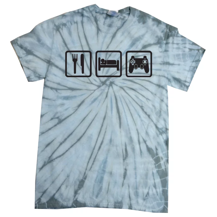 Gamer Gaming Video Game T Eat Sleep Game Tie-Dye T-Shirt