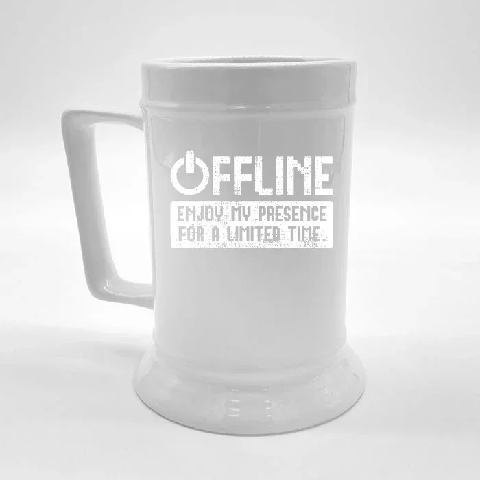 Gamer Gaming Video Games Front & Back Beer Stein