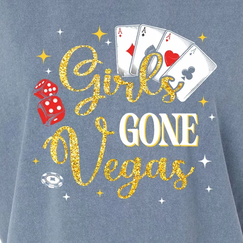 Girl Gone Vegas Birthday Party Las Vegas Trip Bday Wo Garment-Dyed Women's Muscle Tee