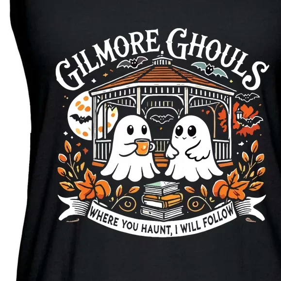 Gilmore Ghouls Where You Haunt I Will Follow Apparel Ladies Essential Flowy Tank