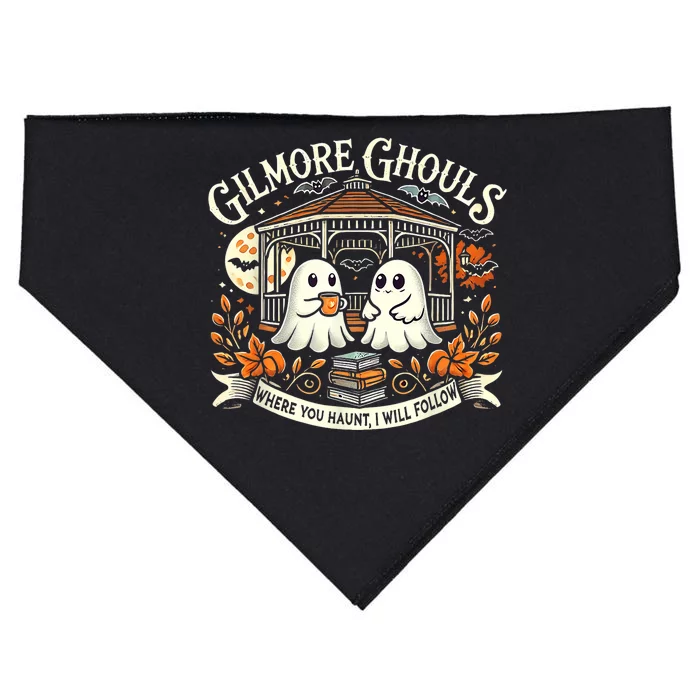 Gilmore Ghouls Where You Haunt I Will Follow USA-Made Doggie Bandana