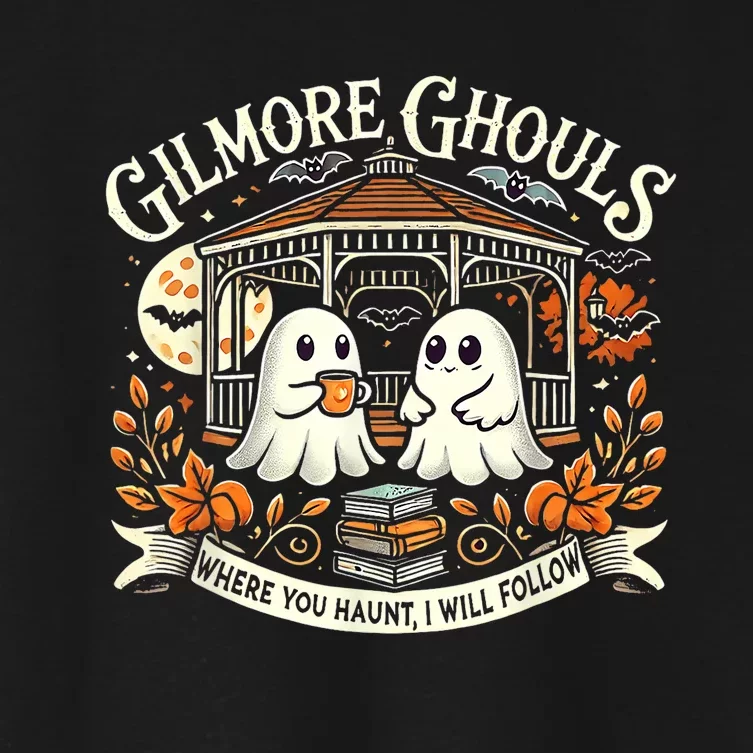 Gilmore Ghouls Where You Haunt I Will Follow Women's Crop Top Tee