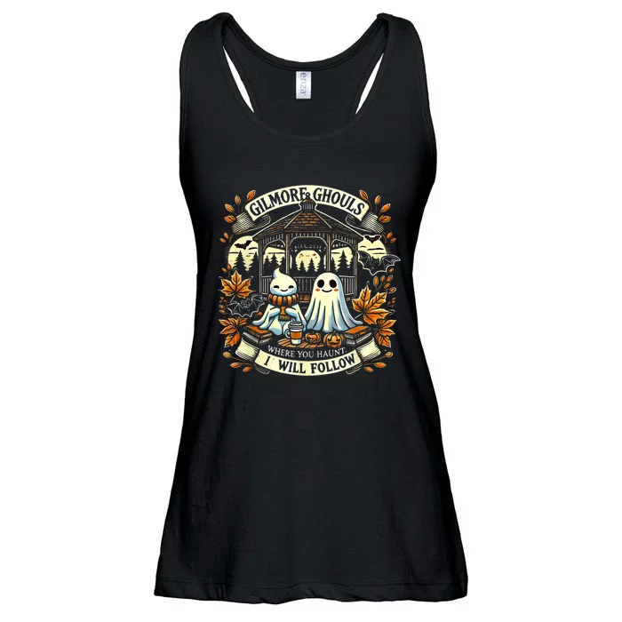 Gilmore Ghouls Where You Haunt I Will Follow Apparel Ladies Essential Flowy Tank