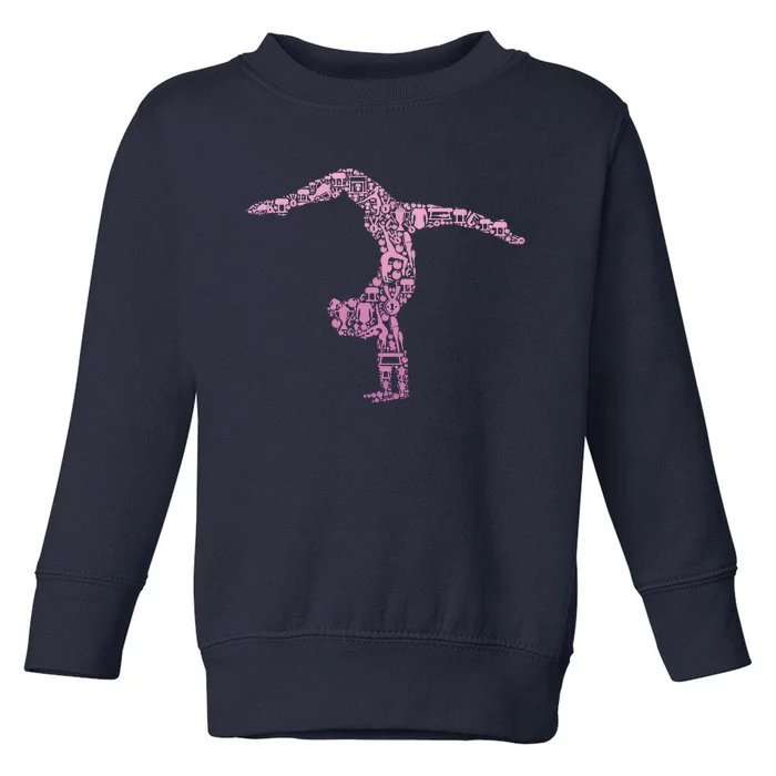 Gymnastics Gymnast Women Girl Toddler Sweatshirt