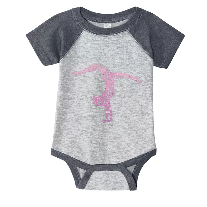 Gymnastics Gymnast Women Girl Infant Baby Jersey Bodysuit