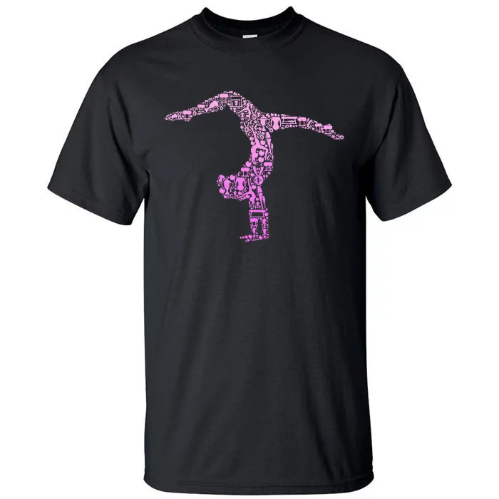 Gymnastics Gymnast Women Kids Tall T-Shirt