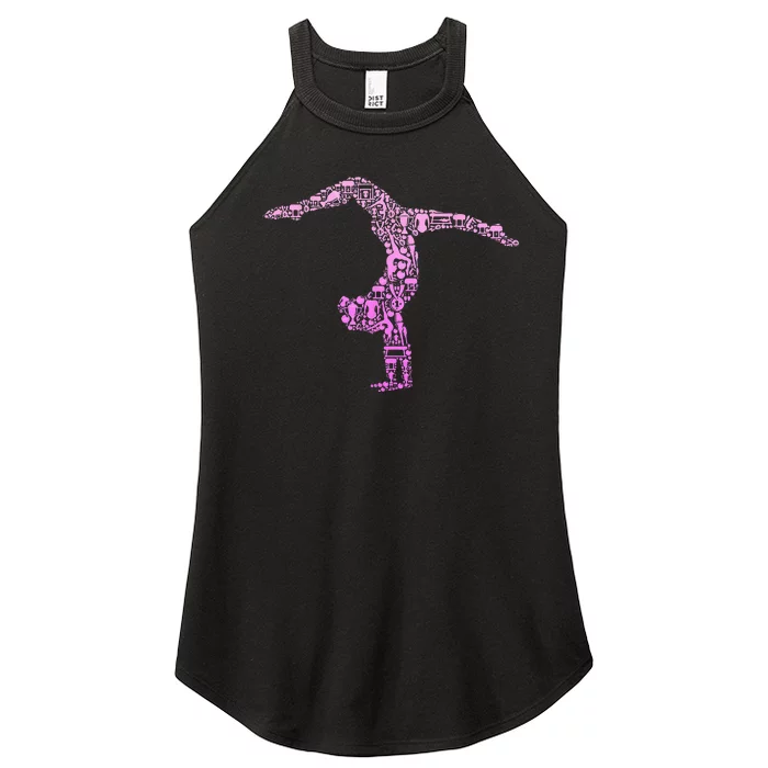 Gymnastics Gymnast Women Kids Women’s Perfect Tri Rocker Tank