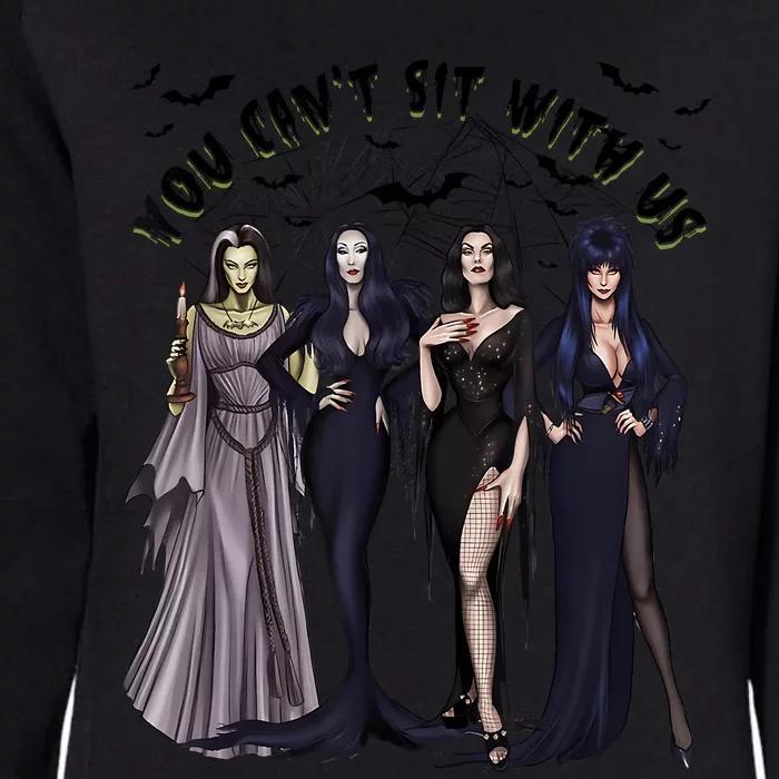 Ghoul Gang You CanT Sit With Us Goth Graphic Halloween Womens California Wash Sweatshirt