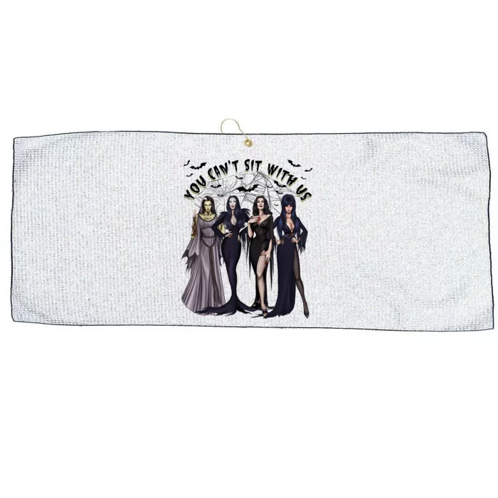 Ghoul Gang You CanT Sit With Us Goth Graphic Halloween Large Microfiber Waffle Golf Towel