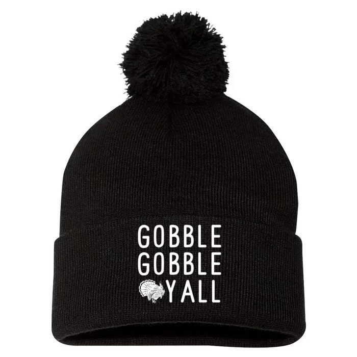 Gobble Gobble Yall Pom Pom 12in Knit Beanie