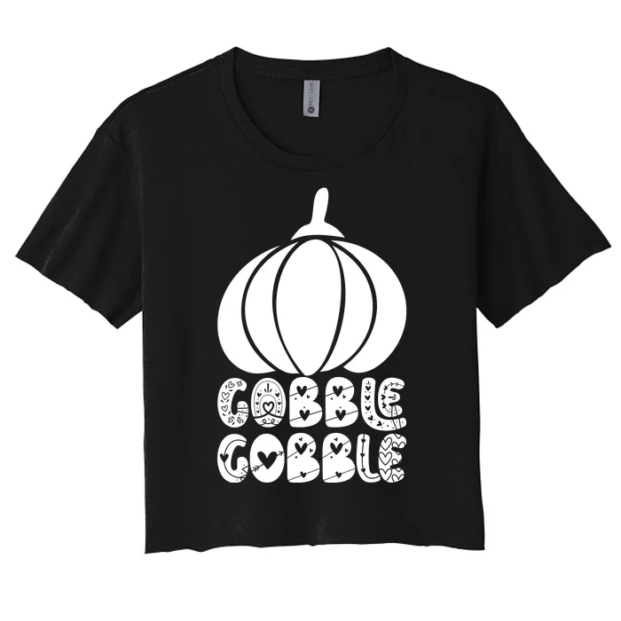 Gobble Gobble Yall Women's Crop Top Tee