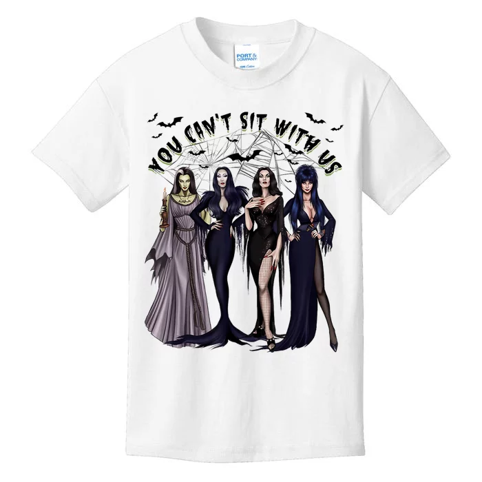 Ghoul Gang You CanT Sit With Us Goth Graphic Halloween Kids T-Shirt