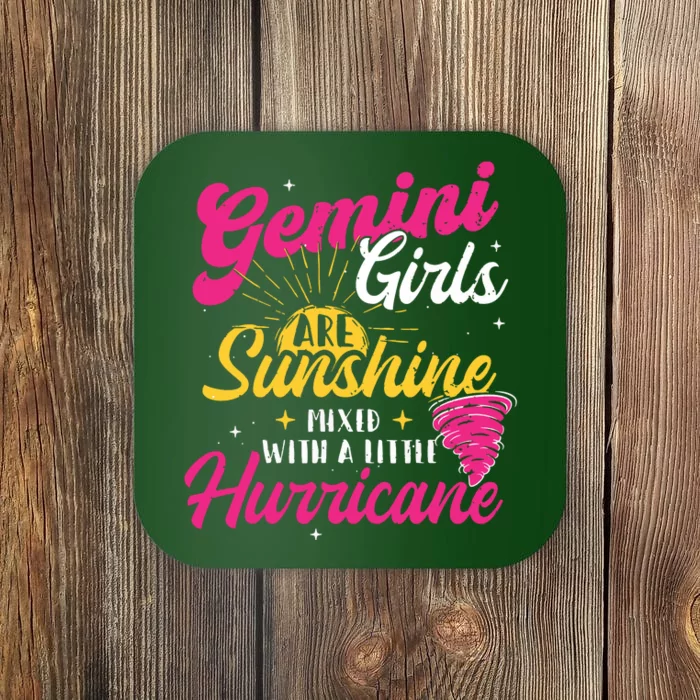 Gemini Girl Zodiac Sign Horoscope Astrology Lover Coaster