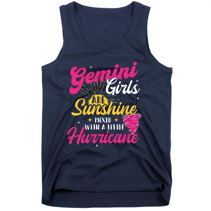 Gemini Girl Zodiac Sign Horoscope Astrology Lover Tank Top