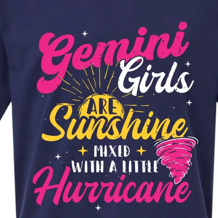 Gemini Girl Zodiac Sign Horoscope Astrology Lover Sueded Cloud Jersey T-Shirt