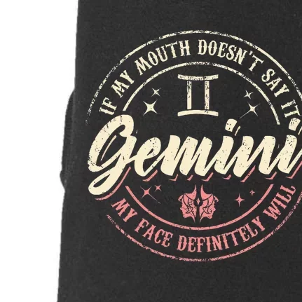 Gemini Horoscope Astrology Birthday Zodiac Sign Women Doggie 3-End Fleece Hoodie