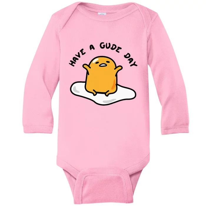 Gudetama Have A Gude Day Good Day Baby Long Sleeve Bodysuit