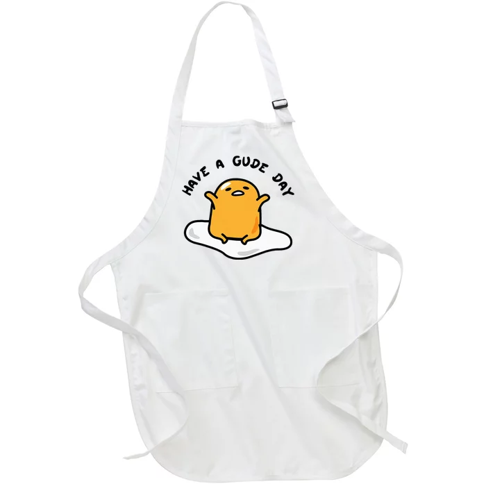 Gudetama Have A Gude Day Good Day Full-Length Apron With Pocket