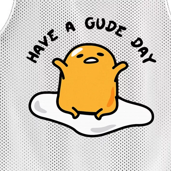 Gudetama Have A Gude Day Good Day Mesh Reversible Basketball Jersey Tank