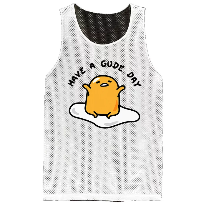 Gudetama Have A Gude Day Good Day Mesh Reversible Basketball Jersey Tank