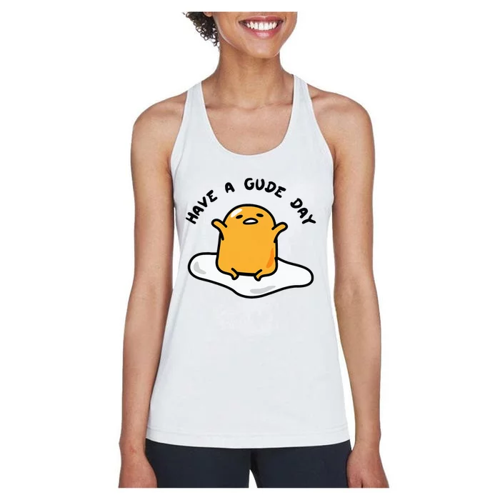 Gudetama Have A Gude Day Good Day Women's Racerback Tank