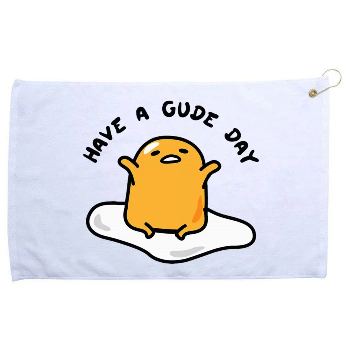 Gudetama Have A Gude Day Good Day Grommeted Golf Towel