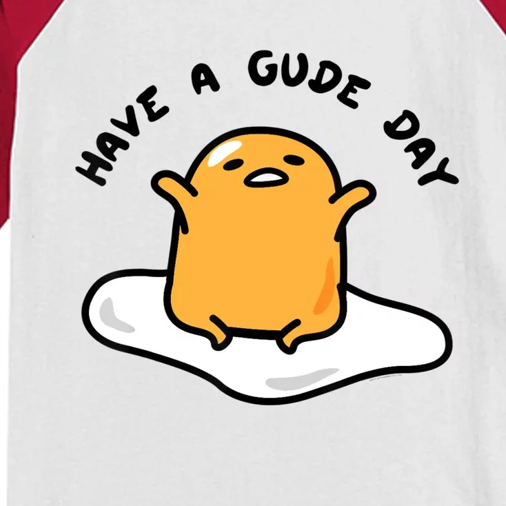 Gudetama Have A Gude Day Good Day Kids Colorblock Raglan Jersey