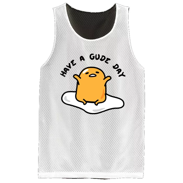 Gudetama Have A Gude Day Good Day Mesh Reversible Basketball Jersey Tank