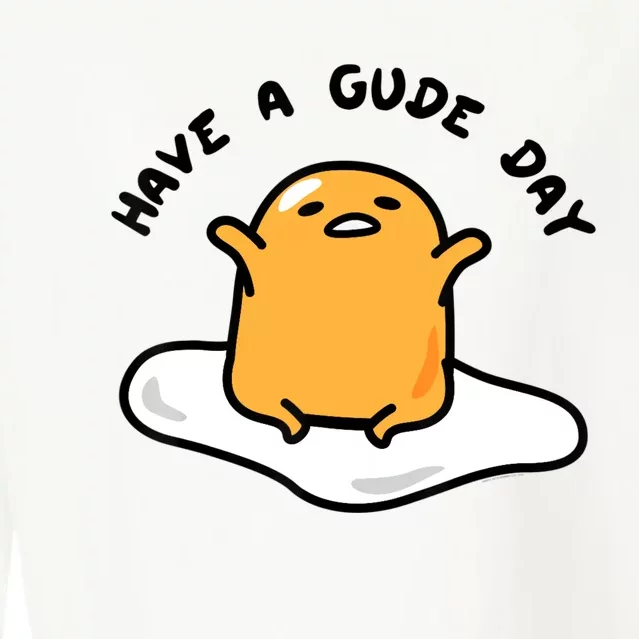 Gudetama Have A Gude Day Good Day Cropped Pullover Crew