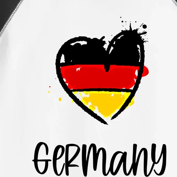 Gery Heart Artwork Deutsch Europe Minimal Ger Gift Meaningful Gift Toddler Fine Jersey T-Shirt