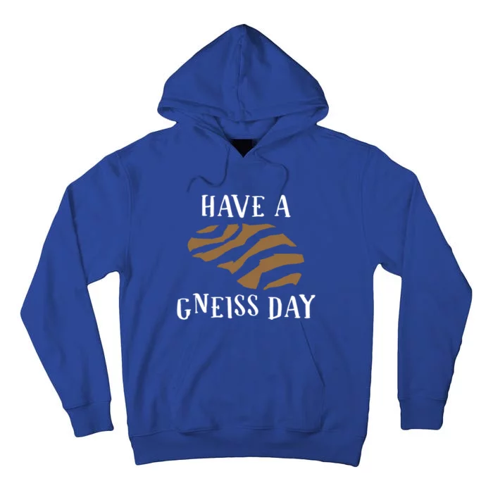 Geologist Have A Gneiss Day Funny Gift Tall Hoodie