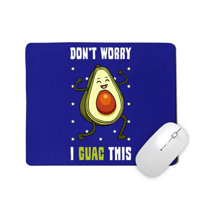 Guacamole Happy Avocado Guac Vegetarian Mexican Food Mousepad