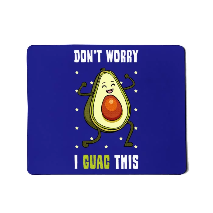 Guacamole Happy Avocado Guac Vegetarian Mexican Food Mousepad