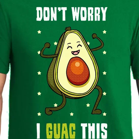 Guacamole Happy Avocado Guac Vegetarian Mexican Food Pajama Set