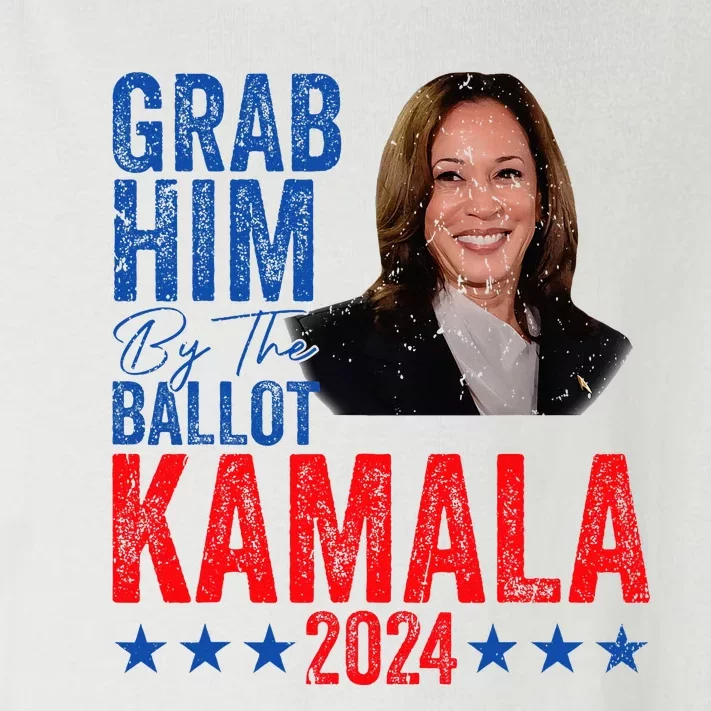 Grab Him By The Ballot Kamala 2024 Toddler Long Sleeve Shirt