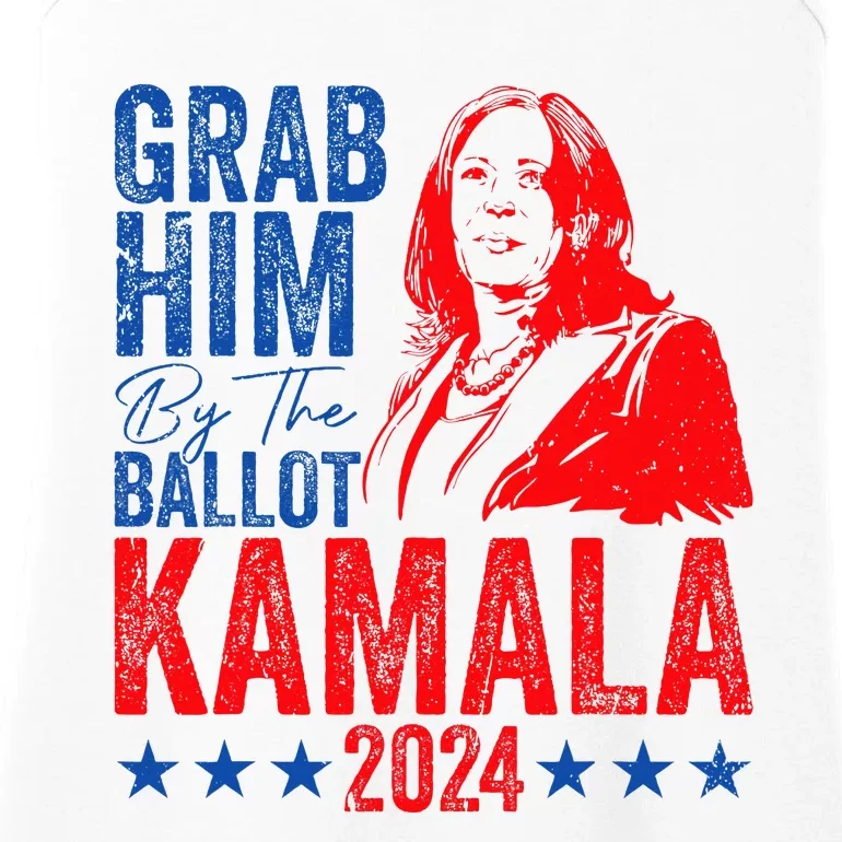 Grab Him By The Ballot Kamala 2024 Ladies Essential Tank