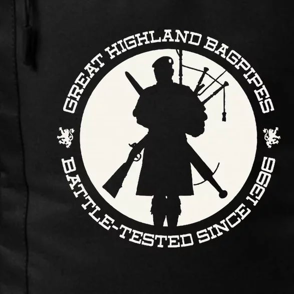 Great Highland Bagpipes Battle Tested Since 1396 Daily Commute Backpack